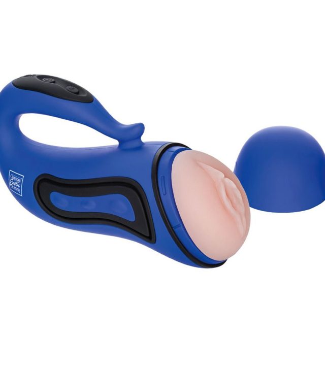 Apollo Alpha Stroker 2 Rechargeable Blue Masturbator