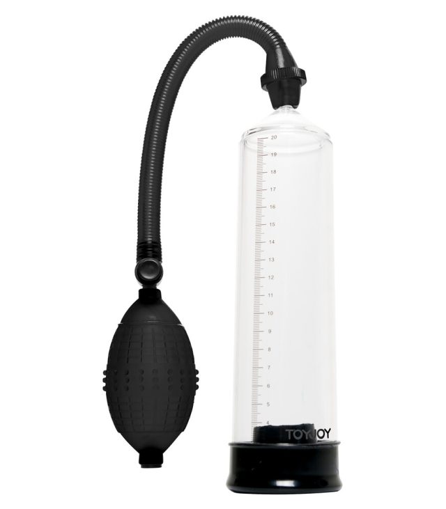 ToyJoy Rock Hard Black And Clear Penis Power Pump
