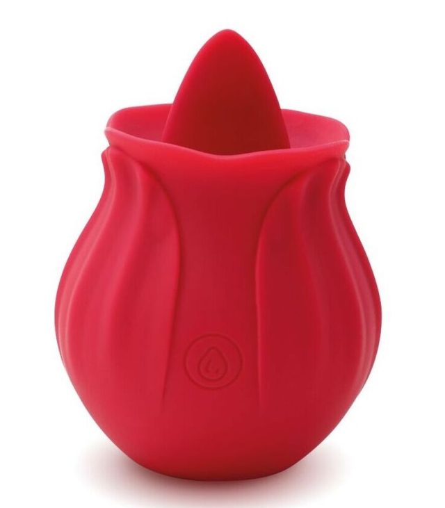 Skins Rose Buddies The Rose Flix Clitoral Massager Red
