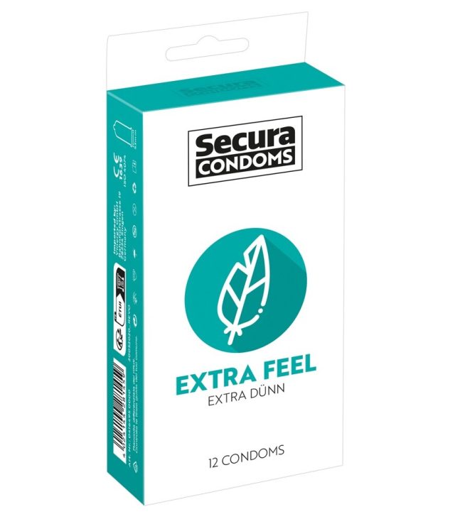 Secura Condoms 12 Pack Extra Feel