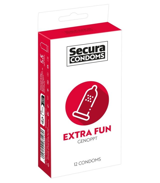 Secura Condoms 12 Pack Extra Fun
