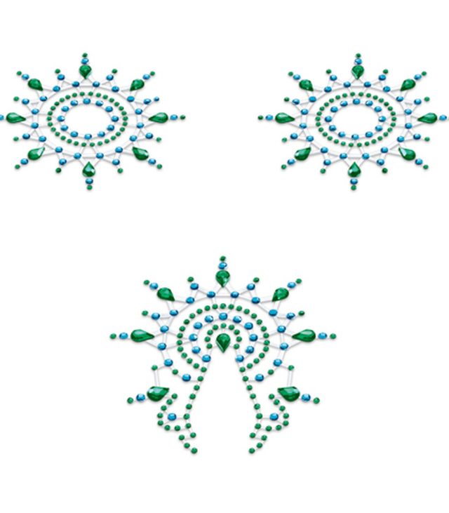 Petits Joujoux Gloria Nipple And Vagina Pasties Green