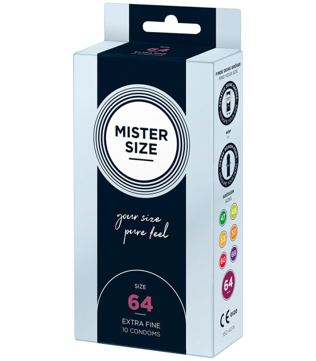 Mister Size 64mm Your Size Pure Feel Condoms 10 Pack