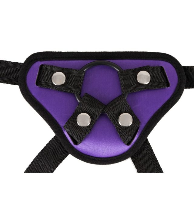 Purple And Black Universal Harness Strap On - Image 3