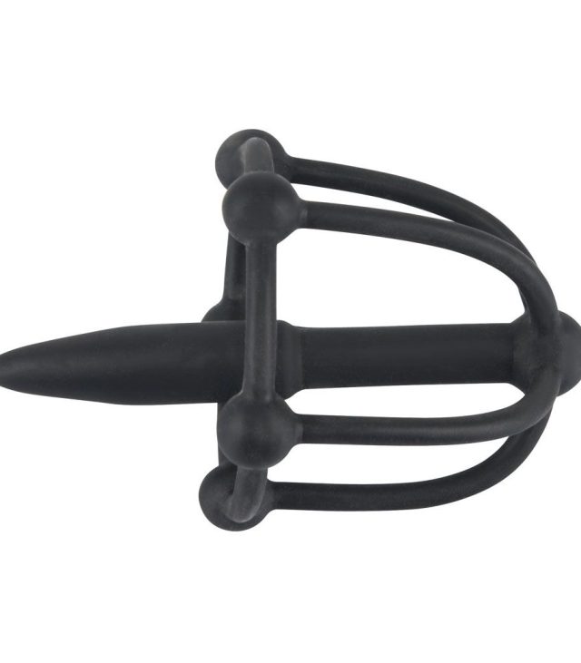Silicone Penis Plug WIth Glans Cage