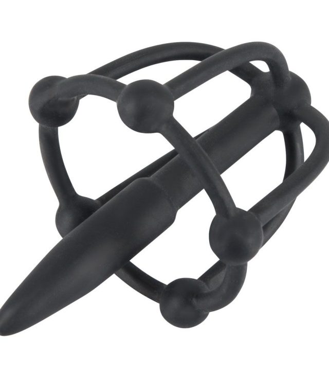 Silicone Penis Plug WIth Glans Cage - Image 2
