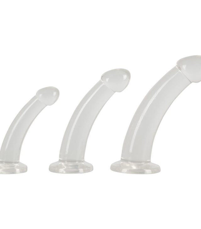 Three Piece Crystal Clear Anal Training Set
