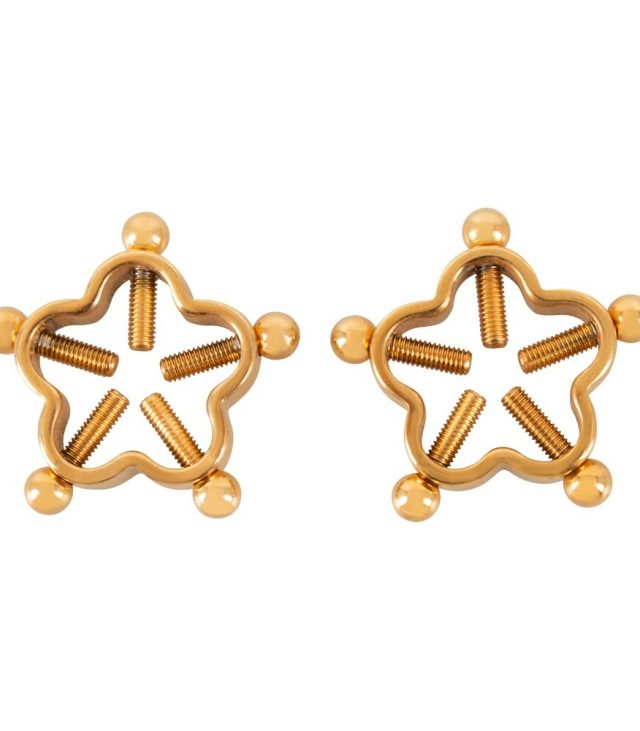 Bad Kitty Golden Flower Nipple Jewellery
