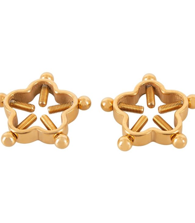 Bad Kitty Golden Flower Nipple Jewellery - Image 2