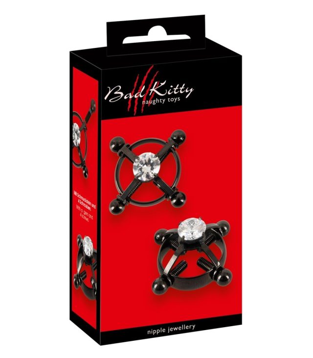 Bad Kitty Shiny Star Nipple Jewelery - Image 4