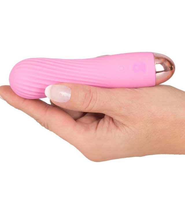 Cuties Silk Touch Rechargeable Mini Vibrator Pink - Image 2