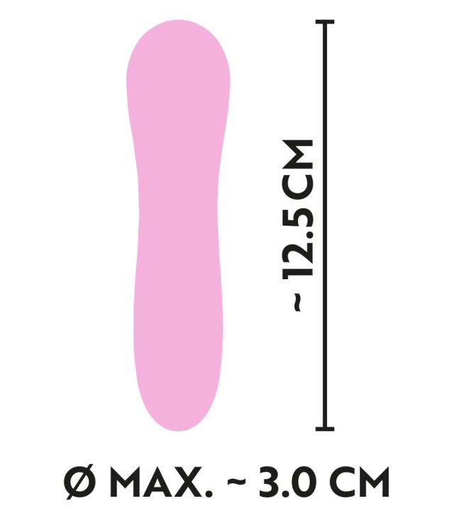 Cuties Silk Touch Rechargeable Mini Vibrator Pink - Image 4