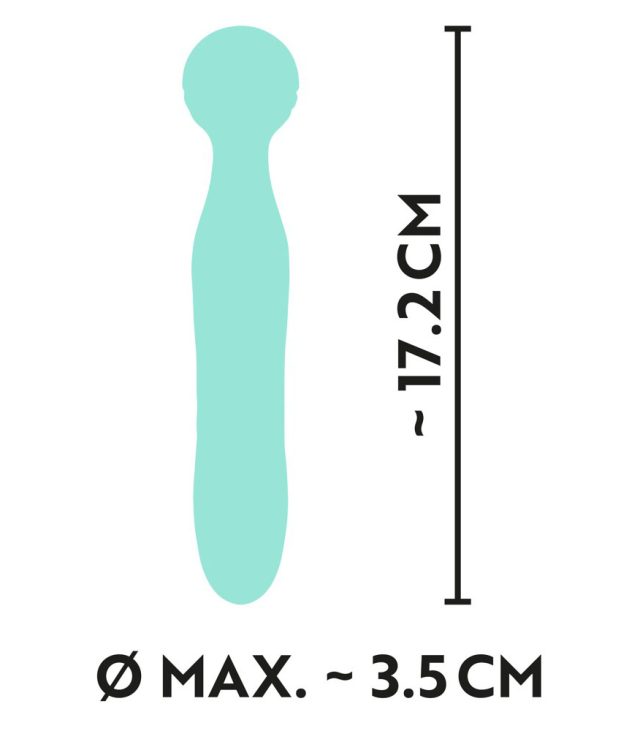 Cuties Silk Touch Rechargeable Mini Vibrator Green - Image 4