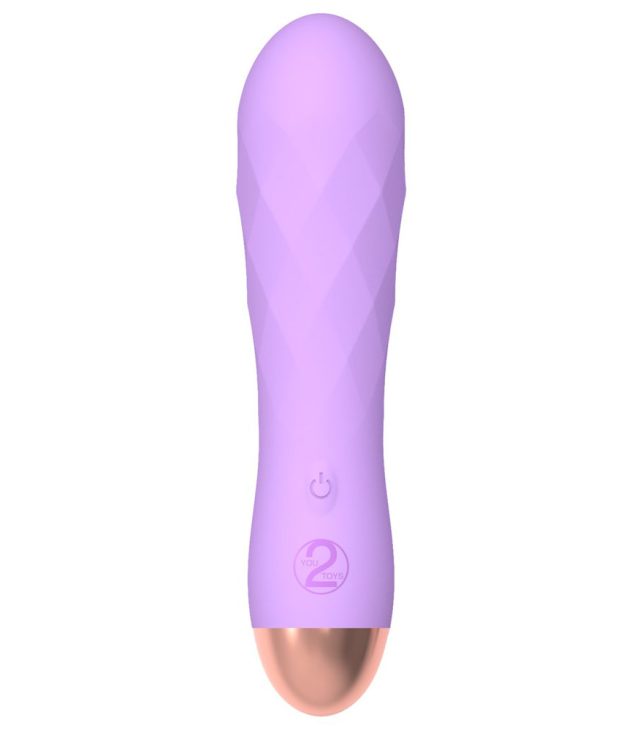 Cuties Silk Touch Rechargeable Mini Vibrator Purple