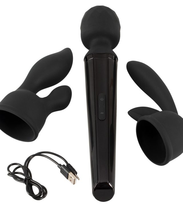 Super Strong Wand Vibrator With 2 Attachments