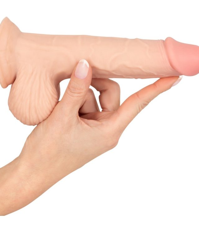 Nature Skin Dildo With Movable Skin 19cm - Image 2