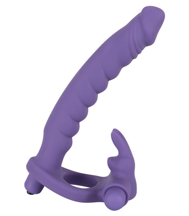 Los Analos Double Delight Vibrating Dildo And Cock Ring