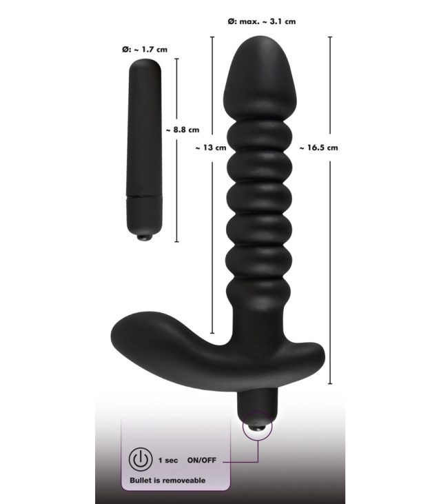 Black Velvets Medium Vibrator - Image 2