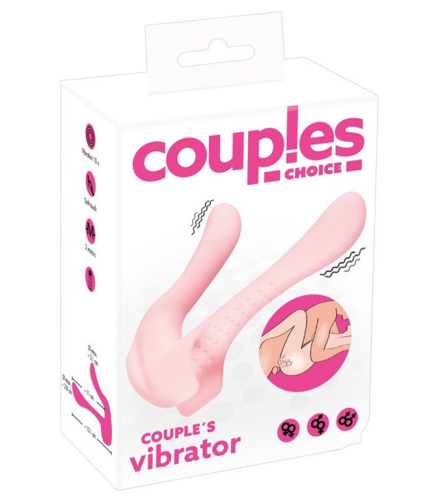 Couples Choice Rechargeable Couples Vibrator - Image 4