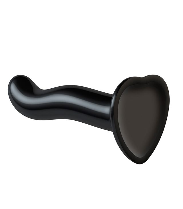 Strap On Me Prostate and G Spot Curved Dildo Medium Black - Image 2