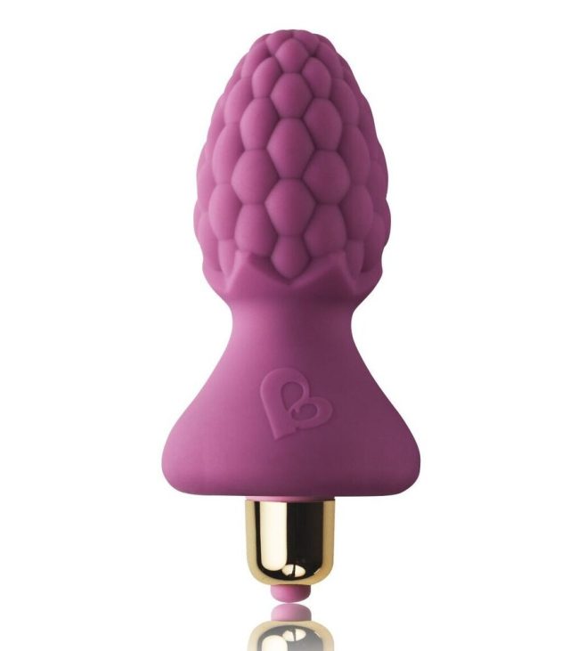 Rocks Off 7 Speed AssBerries Raspberry Butt Plug