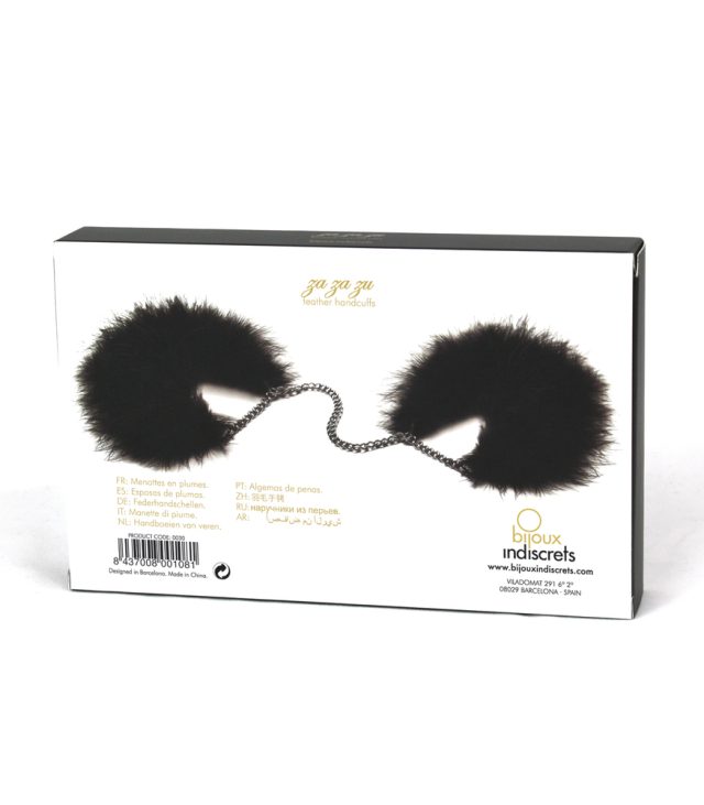 Bijoux Indiscrets Za Za Zu Feather Handcuffs - Image 3