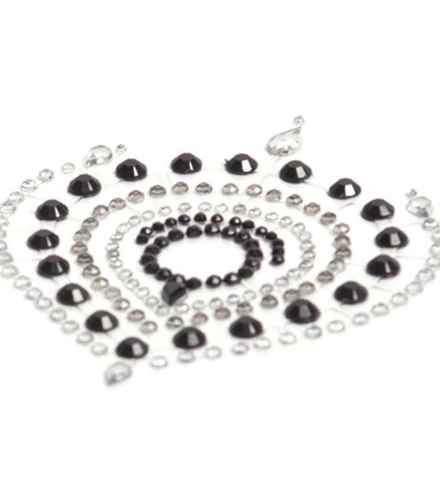 Bijoux Indiscrets Flamboyant Rhinestone Jewellery Black Silver - Image 4