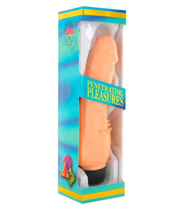 Vinyl Vibrator With Clitoral Bumps - Image 2