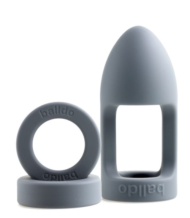 Balldo The Worlds First Ball Dildo Steel Grey