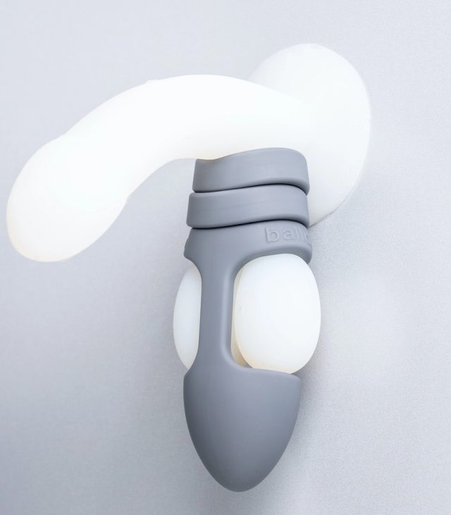 Balldo The Worlds First Ball Dildo Steel Grey - Image 2