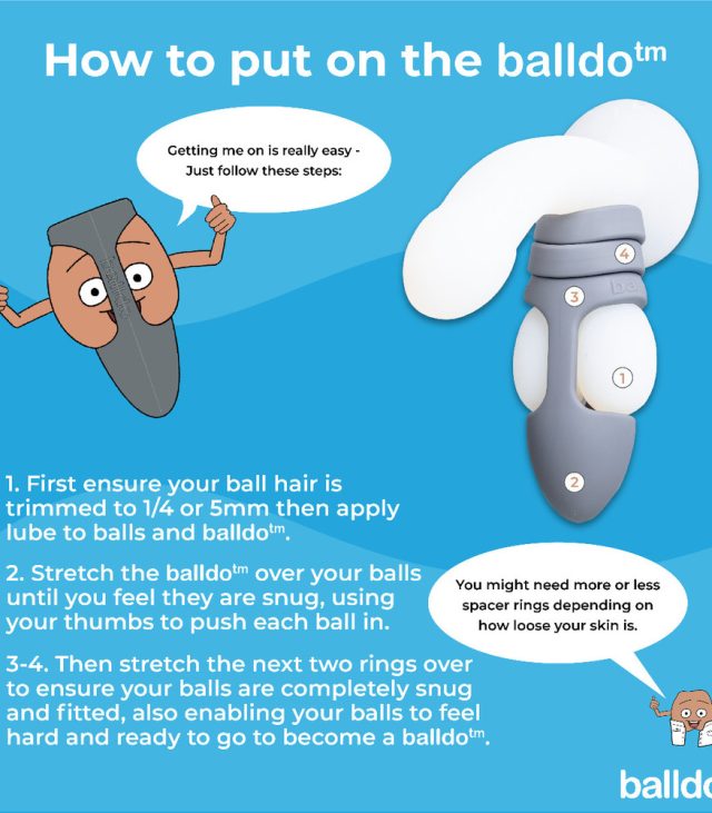 Balldo The Worlds First Ball Dildo Steel Grey - Image 3