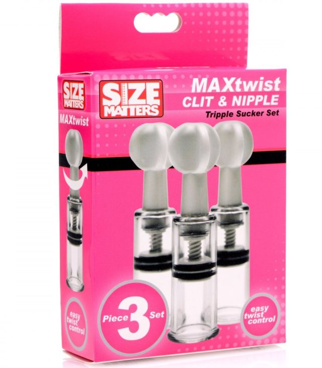 Size Matters Max Twist Clit and Nipple Triple Sucker Set - Image 4