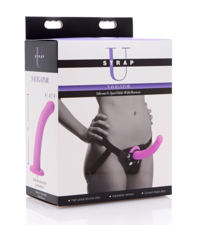 XR Navigator U Strap On GSpot Dildo and Harness - Image 4