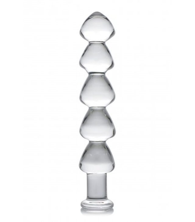 Master Series Drops Anal Links Glass Dildo