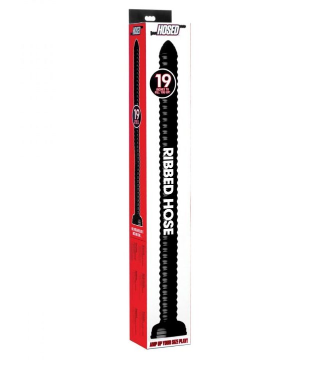 XR Hosed 19 Inch Ribbed Anal Snake Dildo - Image 4