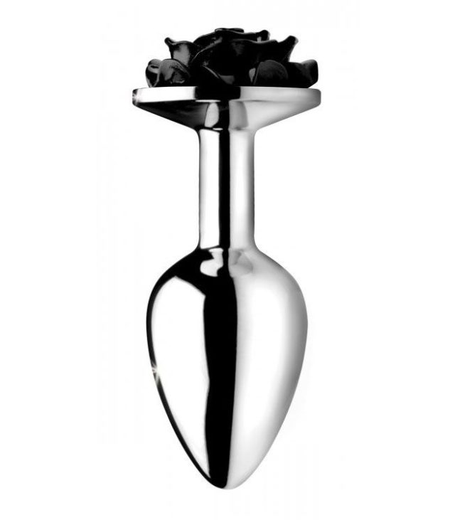 XR Booty Sparks Black Rose Anal Plug Medium - Image 2