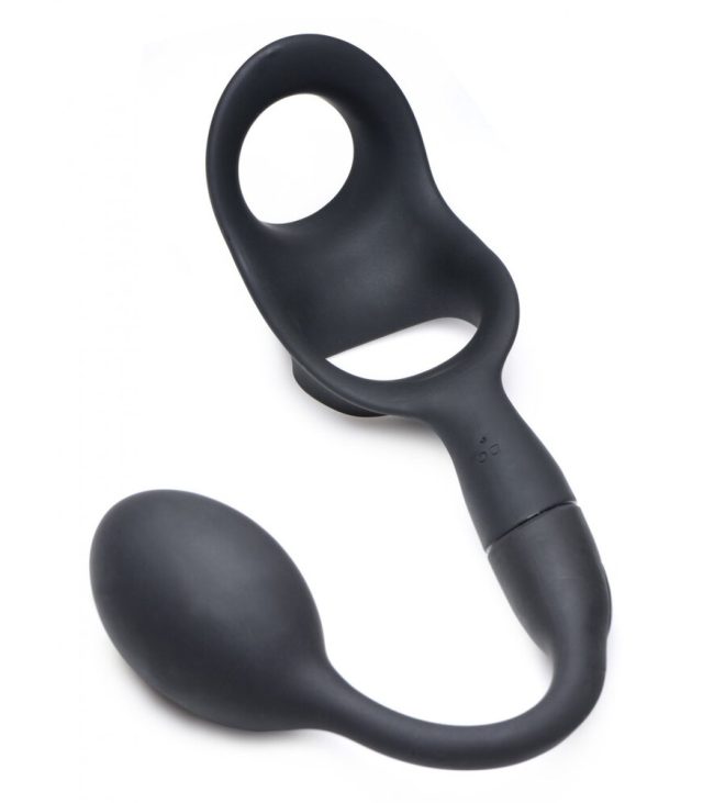 XR Alpha Pro 10X P Bomb Cock and Ball Ring With Anal Plug - Image 2
