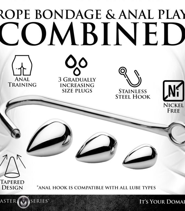 Anal Hook Trainer with 3 Plugs - Image 2