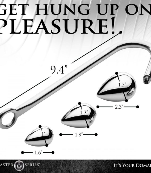 Anal Hook Trainer with 3 Plugs - Image 3
