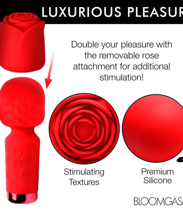 XR Bloomgasm Rose Petite Mini Wand - Image 4