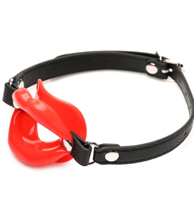 Juicy Lips Silicone Open Mouth Gag