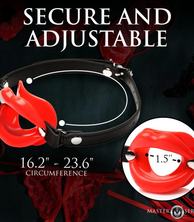 Juicy Lips Silicone Open Mouth Gag - Image 3