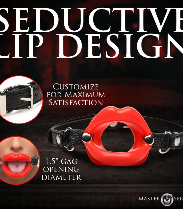 Juicy Lips Silicone Open Mouth Gag - Image 4