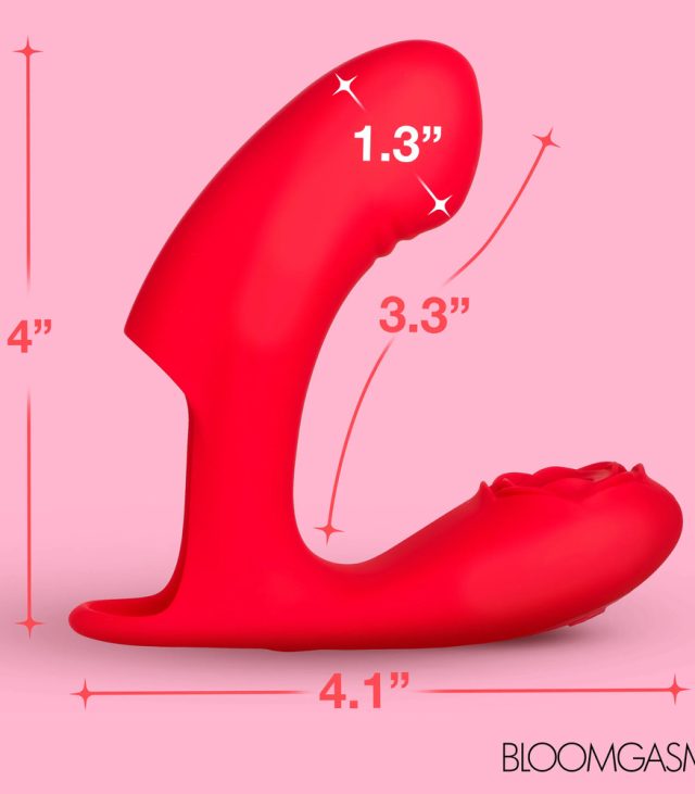 Rose Touch Pulsing Silicone Finger Vibrator - Image 3