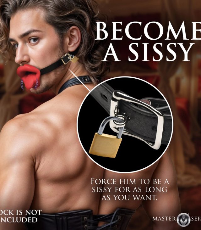 Master Series Vibrating Sissy Mouth Gag - Image 3
