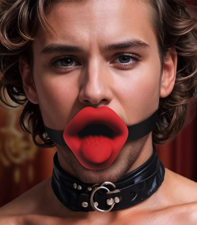 Master Series Vibrating Sissy Mouth Gag - Image 4