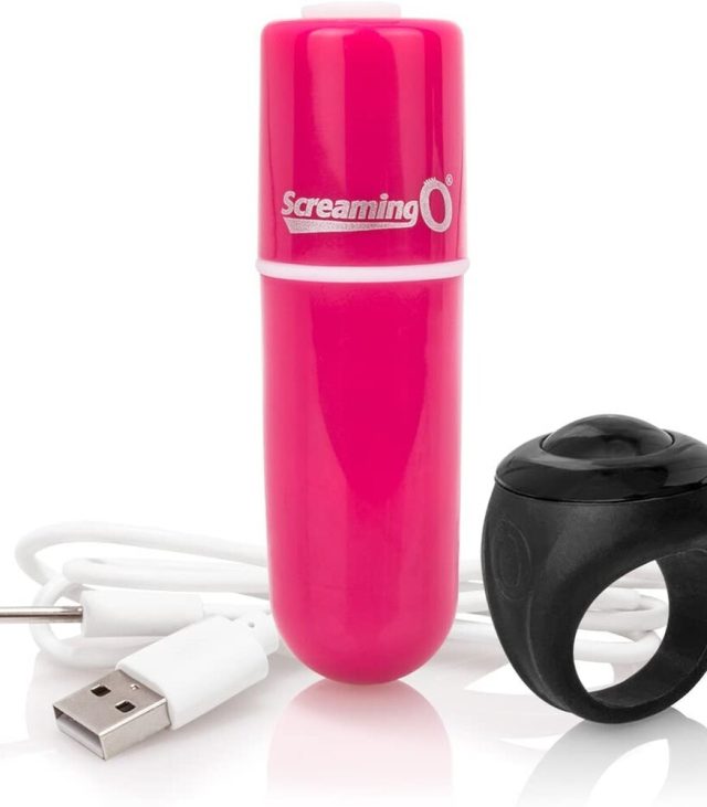 Screaming O Charged Vooom Pink Remote Control Bullet Vibe