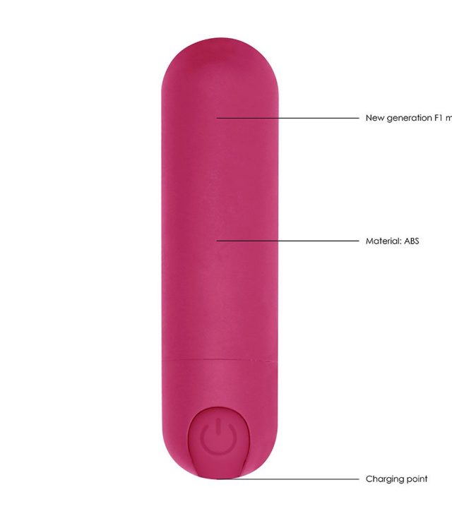 10 speed Rechargeable Bullet Pink - Image 2