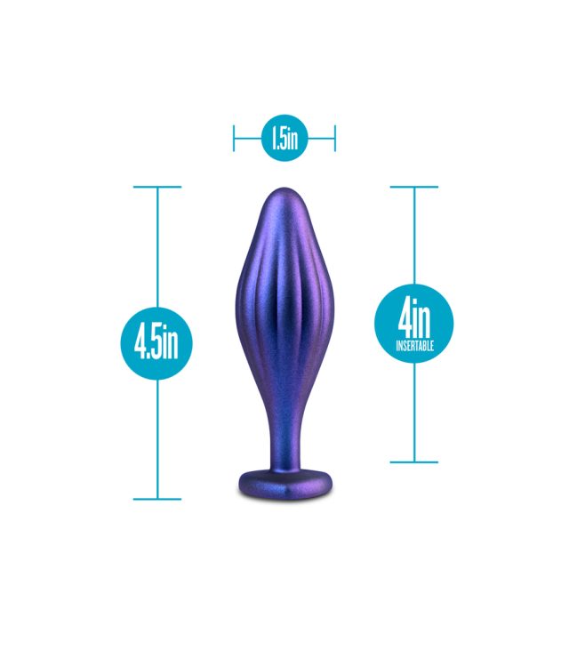Anal Adventures Matrix Wavy Bling Butt Plug - Image 3