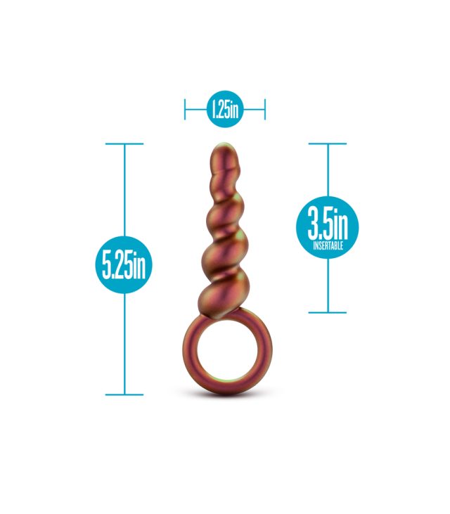 Anal Adventures Matrix Spiral Loop Butt Plug - Image 3